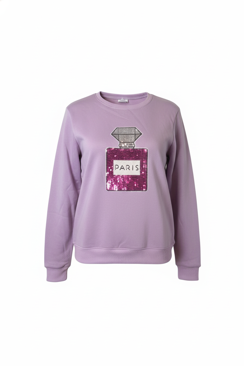 Paris Bottle Sweat Shirt