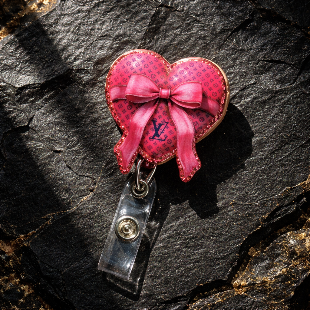 LV Designer Badge Reel