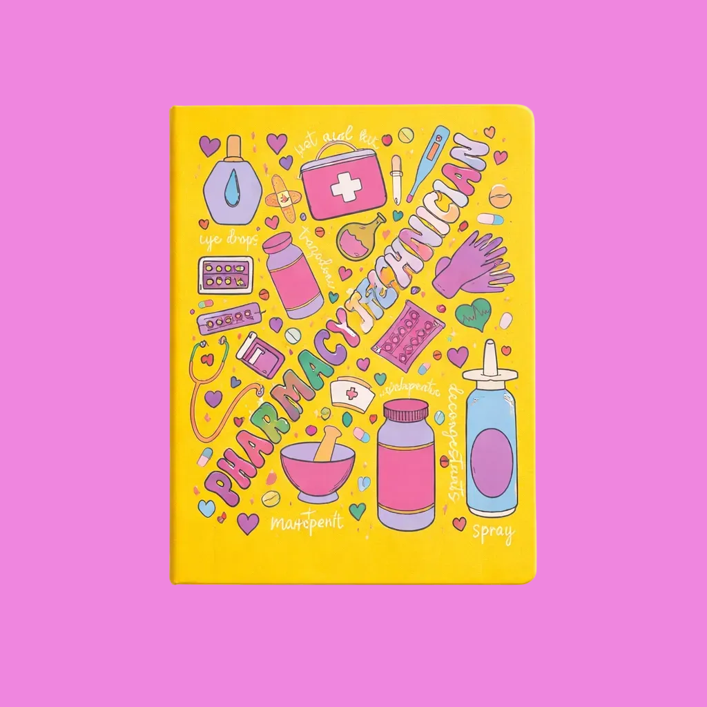 Pharmacy Technician Custom Notebook