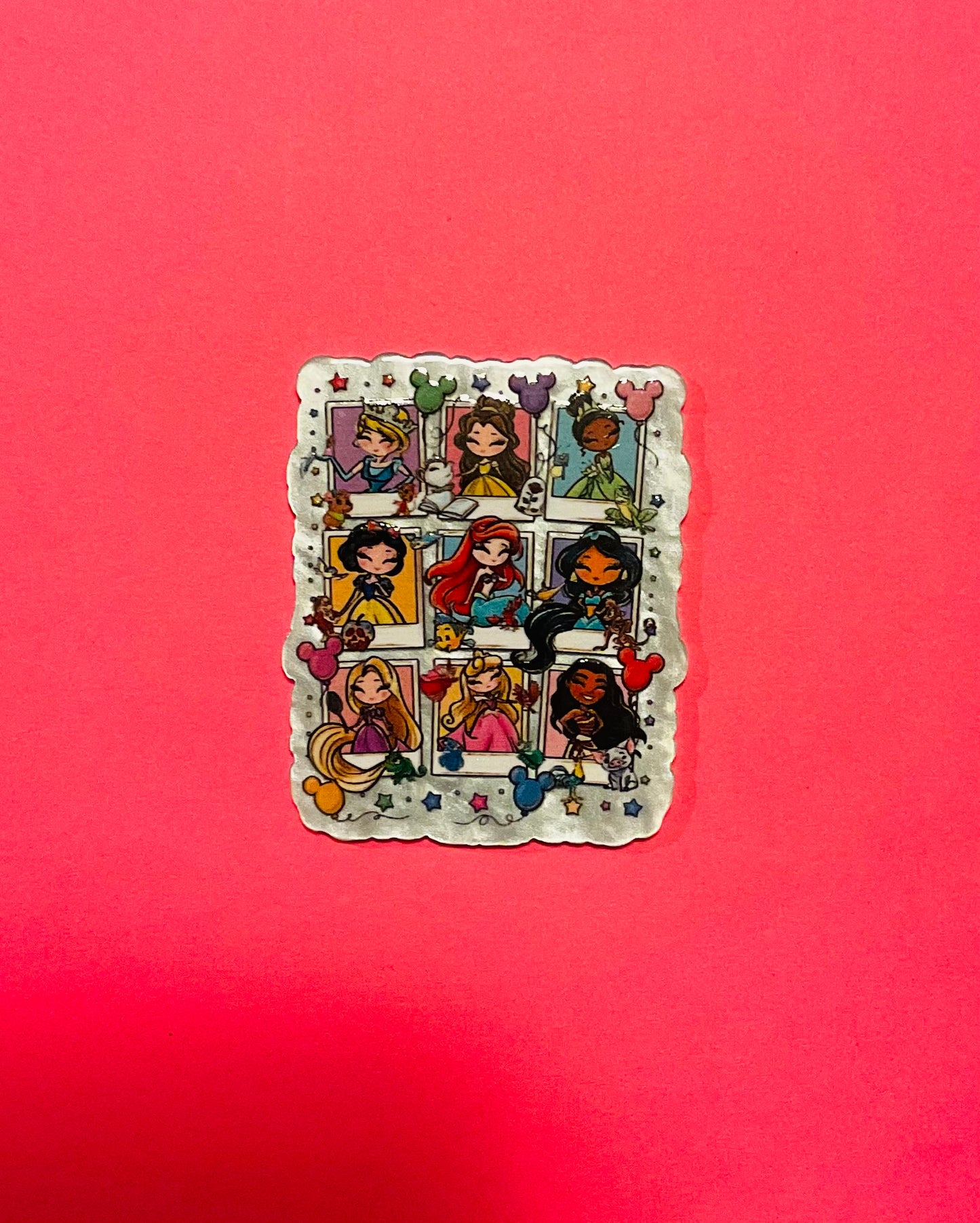 Princesses Acrylic Flatback Piece