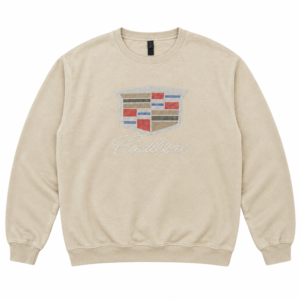 Caddy Rhinestone Sweat Shirt