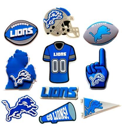 Lions Team Shoe Charms