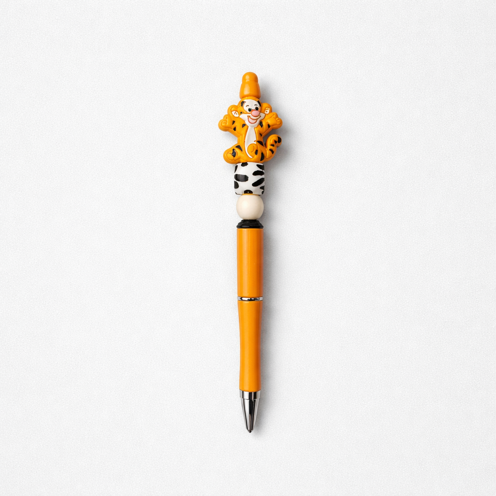 Tiger Character Focal Bead Ink Pens