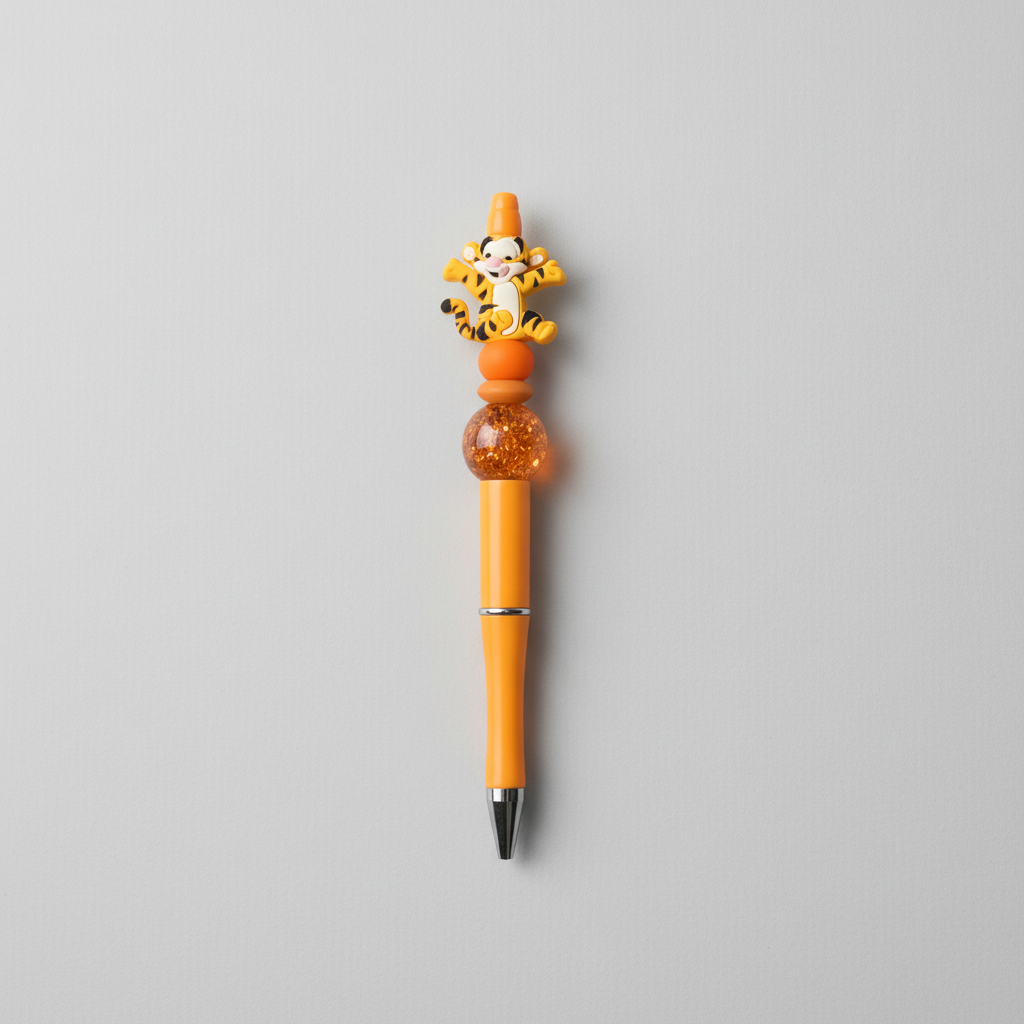 Tiger Character Focal Bead Ink Pens