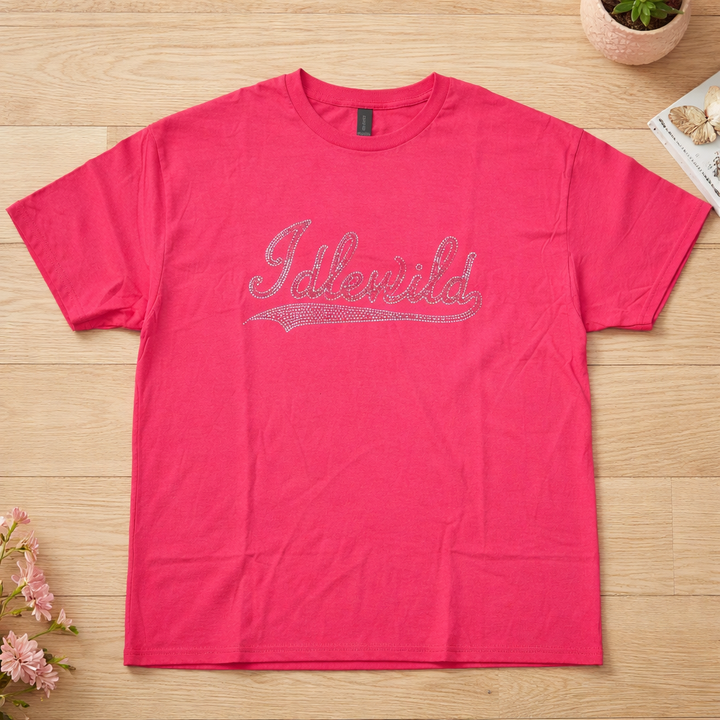Idlewild Pink Rhinestone  T-Shirt