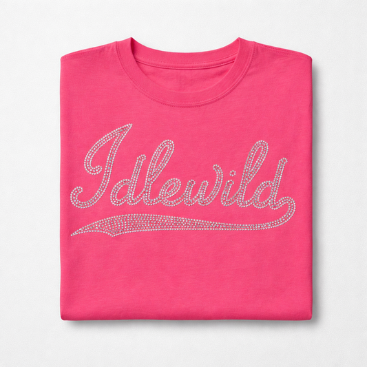 Idlewild Pink Rhinestone  T-Shirt