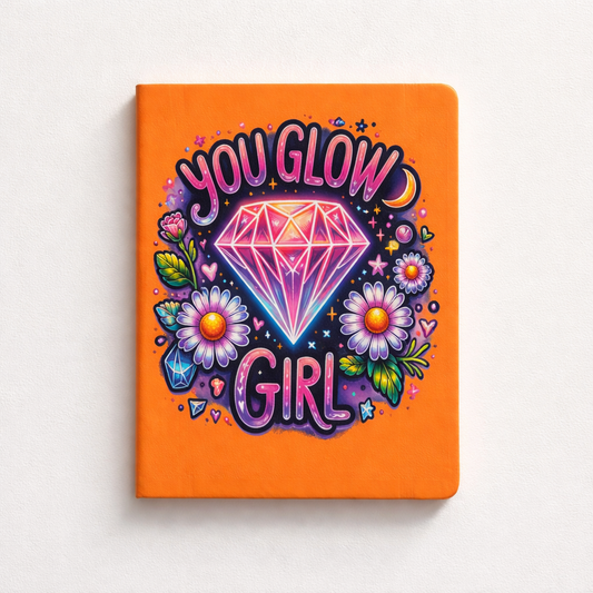 You Glow Girl Custom Notebook
