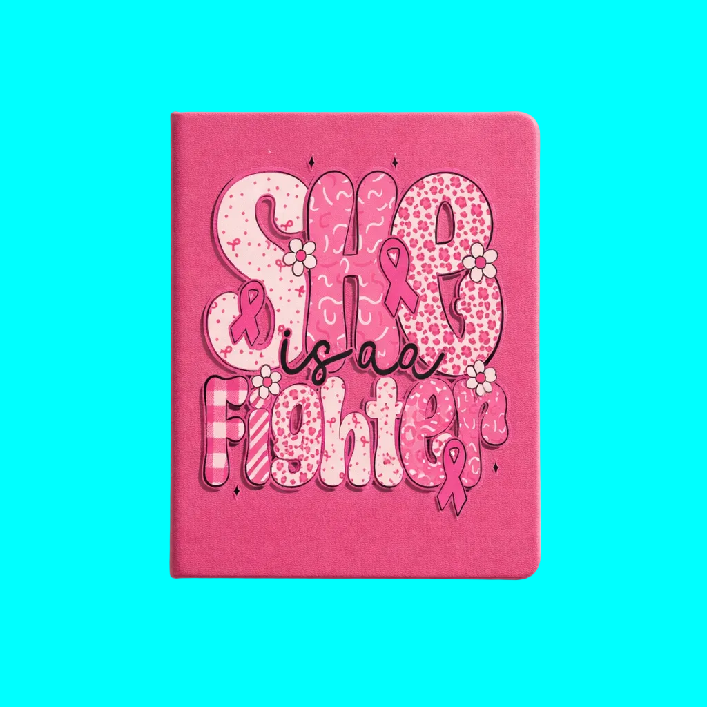 She is a Fighter Custom Notebook