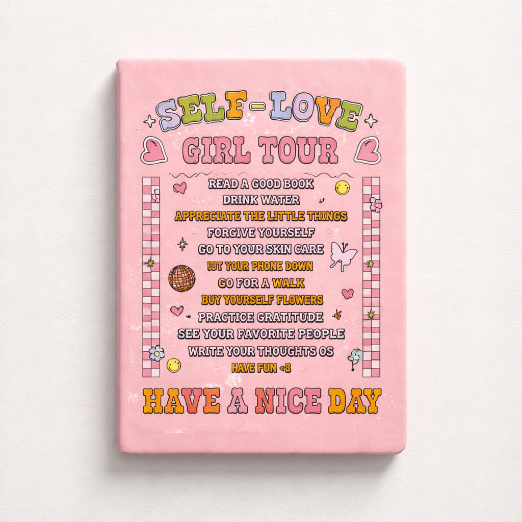 Self-Love Girl Tour Custom Notebook