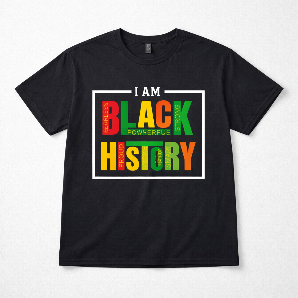 I Am Black History  T-Shirt