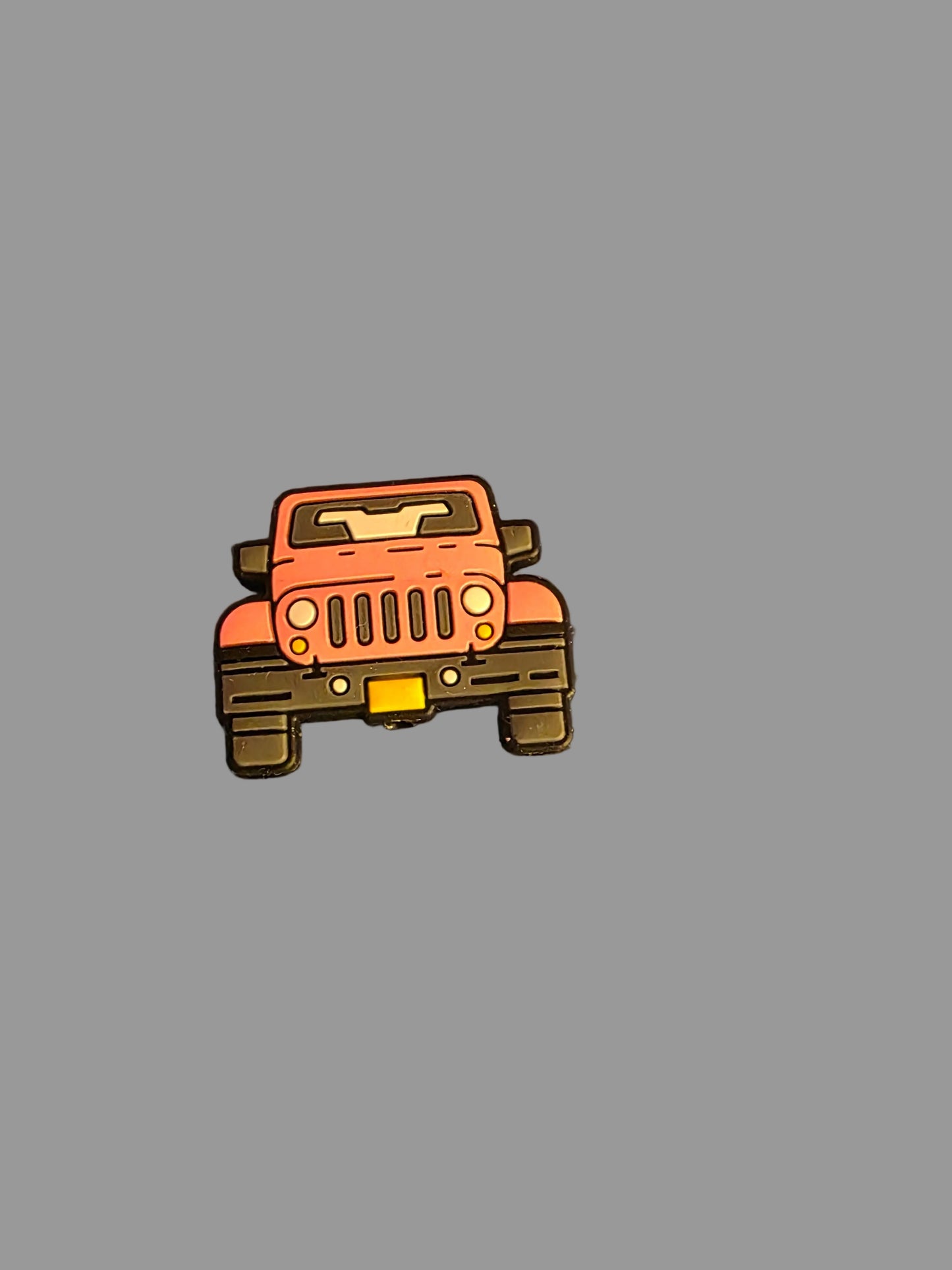 Pink Jeep Focal Bead