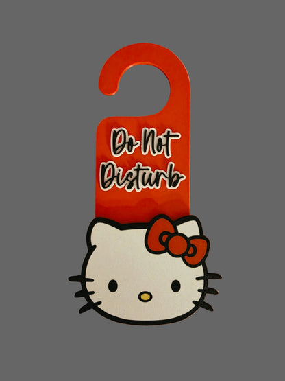 Kitty Do Not Disturb Sign