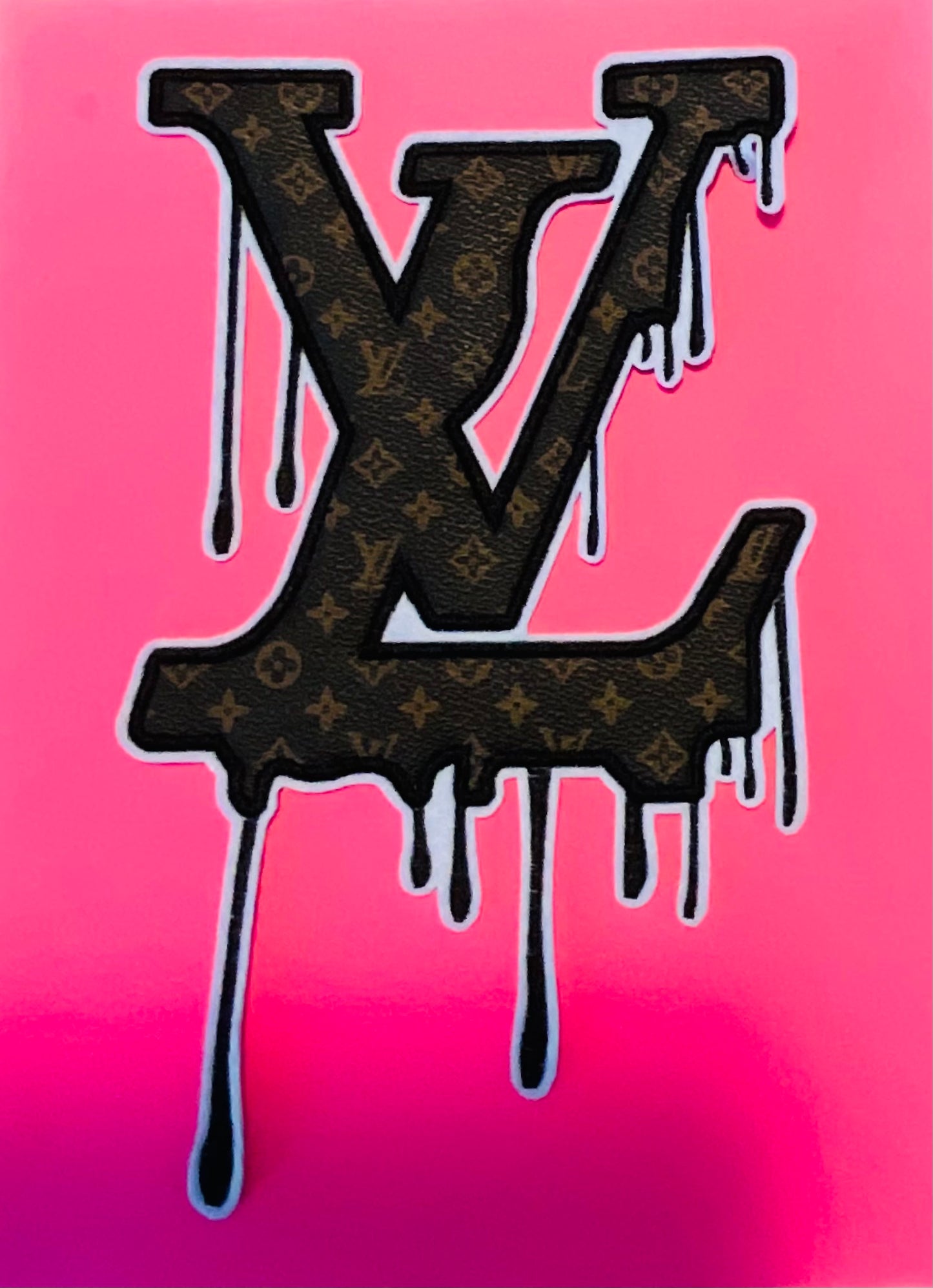 LV Drip Iron-on Patch