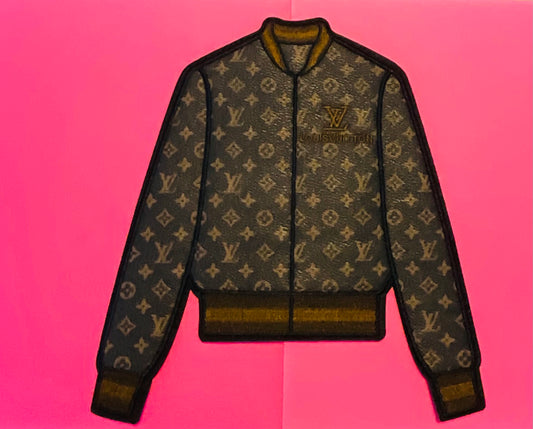 LV Jacket Iron-on Patch