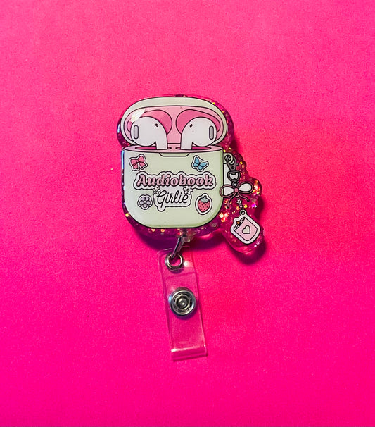 Audiobook Girlie Badge Reel