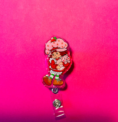 Strawberry Girl Badge Reel