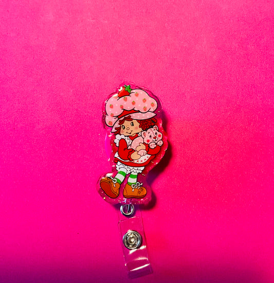 Strawberry Girl Badge Reel
