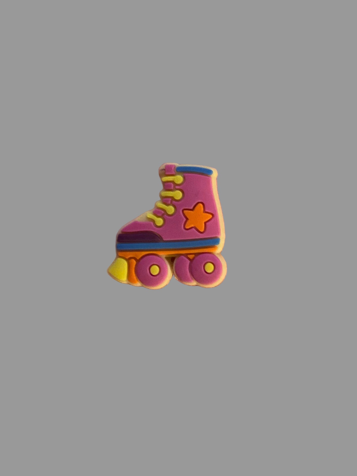 Pink Roller Skate Focal Bead