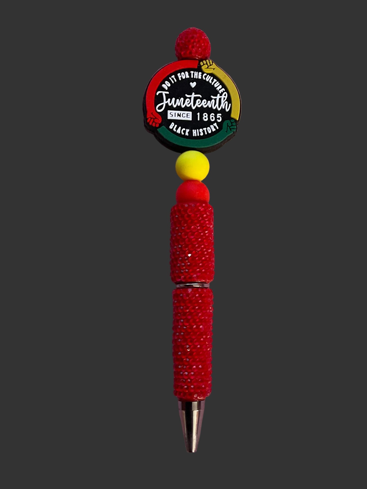 Juneteenth Focal Bead Ink Pens