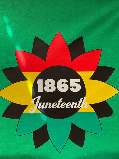 Juneteenth 1865 Flower T-Shirt