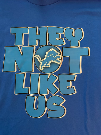 Lions They Not Like  Us Sports T-Shirt