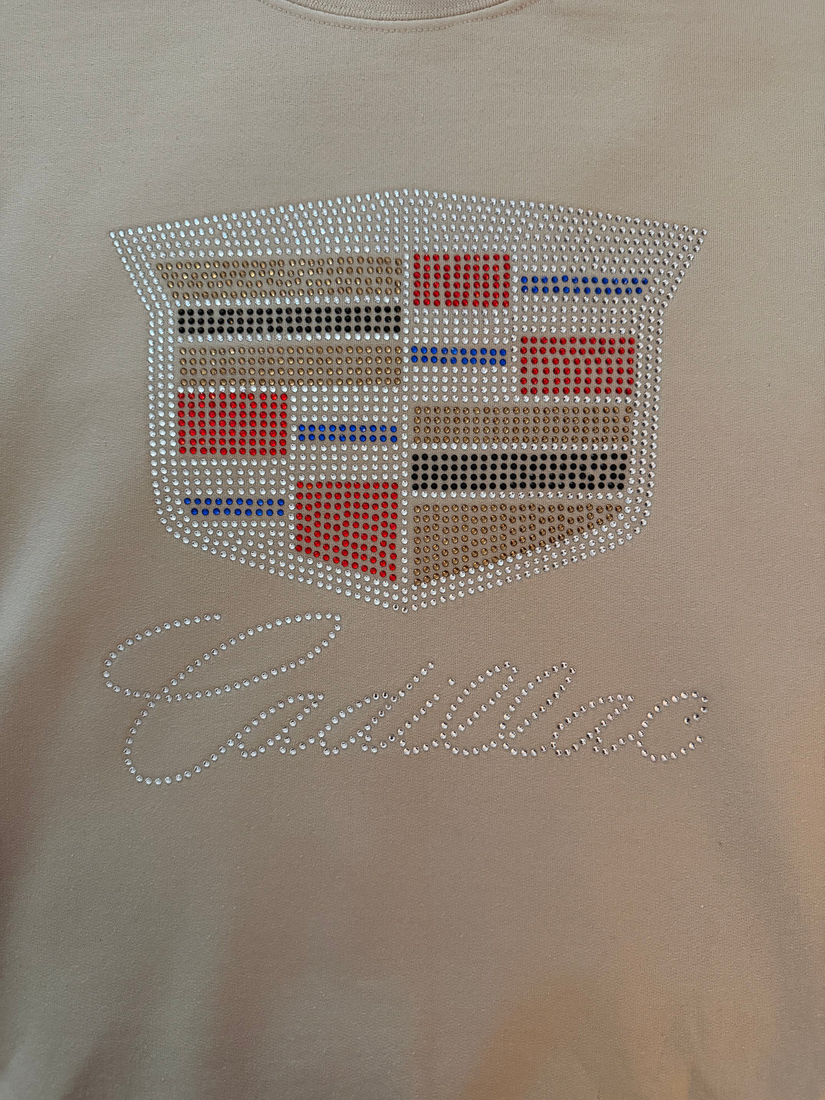 Caddy Rhinestone Sweat Shirt