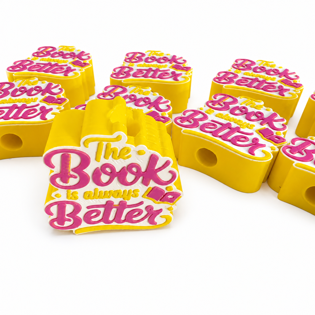 The Book is Always Better Straw Topper